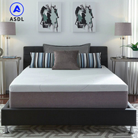 Matelas à ressorts King Size pour un sommeil réparateur, matelas double compressé, orthopédique, en latex naturel et mousse à mémoire de forme