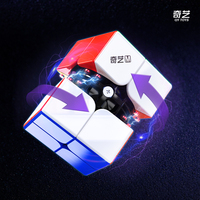 Cube magnétique QiYi Warrior M 2x2, 48 aimants, cube de vitesse pour débutants, cube magique éducatif personnalisé