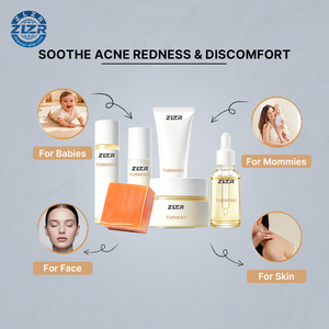 Sérum éclaircissant anti-acné hydratant pour le visage à la curcumine, marque privée, pour tous types de peau - Coffret de soins pour femmes - Product Image 6