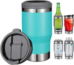 Gobelet isotherme en acier inoxydable personnalisé de 14 oz pour canettes de bière, ouvre-bouteille de vin, maintien au chaud pendant 6 heures, pour utilisation en voiture - Product Image 3