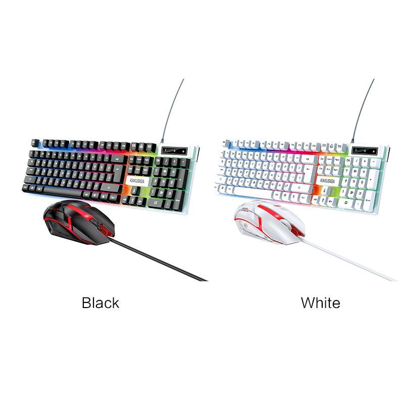 kk KSC-734 GUANGYING USB Wired Gaming RGB Keyboard Mouse Set