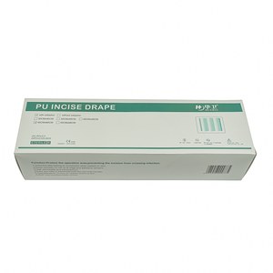 Desconto drapings descartáveis clínicos reduzir a contaminação de feridas cirúrgicas hopstical pu vestimenta de incidez com dedo elevador - Product Image 6