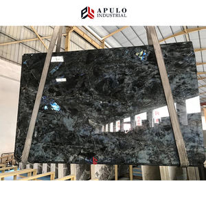 Прямая поставка с завода, лабрадорит, синяя гранитная плита, Лемурийская синяя мраморная плита, Павлинье синее окрашенное лабрадор, жемчужная гранитная плитка - Product Image 3