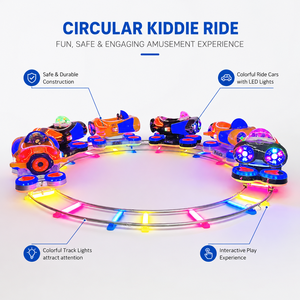 Trenino Elettrico per Bambini, Attrezzatura per Parco Divertimenti Commerciale, Mini Pista per Interni ed Esterni - Product Image 2