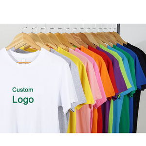 Camisetas de Algodón de Manga Corta con Logotipo de Marca OEM, Personalizadas con Impresión, Unisex, para Hombre, Tallas Grandes - Product Image 1