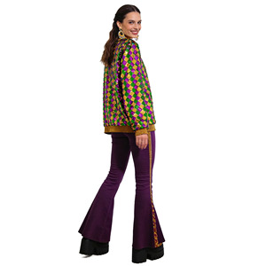 Chaqueta de Lentejuelas para Mujer Yi Xiaoyi, Manga Larga, Estilo Retro Disco, Traje de Baile, Ropa para Actuaciones de Jazz para Adultos - Product Image 4