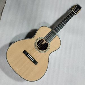 Guitarra acústica hecha a mano de <span class=keywords><strong>cocobolo</strong></span> abeto macizo de madera maciza OO42 - Product Image 1