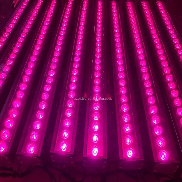방수 5-in-1 KTV 클럽 바 결혼식 DJ 알루미늄 리모컨 및 DMX 512 고출력 LED 벽 세척기 빛 무대 조명