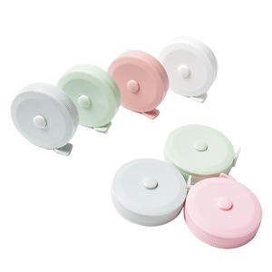 Ruban à mesurer portable en cuir de style nordique, jolie petite règle pour mesures corporelles et de vêtements, mètre souple pour - Product Image 3