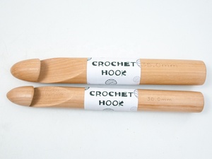 35mm bằng gỗ Jumbo Crochet móc cho Chunky sợi đan - Product Image 6
