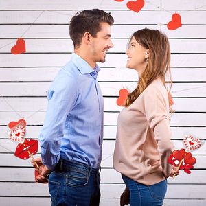 Nouveaux décorations de sucettes en forme de cœur pour la Saint-Valentin pour la décoration de fête - Product Image 4