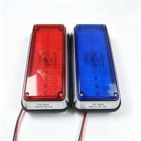 Wasserdichte LED-Blitzwarnleuchte Rot Blau Wandmontierte Sicherheits-Blinklampe für Wachhäuschen