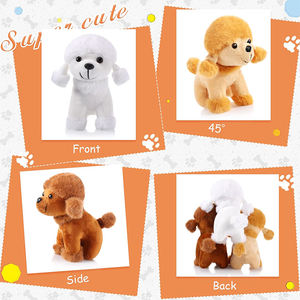 Juguete de peluche de perro adorable al por mayor, recuerdo de fiesta, <span class=keywords><strong>mini</strong></span> poodle de peluche, muñeco suave, regalos para baby shower y cumpleaños - Product Image 2