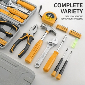 Kit de Herramientas Básico para el Hogar, Mini Caja de Herramientas OEM de Acero al Carbono, Estuche Rígido, Herramientas Manuales, Garantía de 3 Años, Reparaciones del Hogar, Mantenimiento de Oficina - Product Image 3