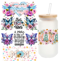 Transferts UV DTF pour gobelets, motifs mexicains, pour gobelets de 40 oz et 20 oz, enveloppes UV DTF pour gobelets
