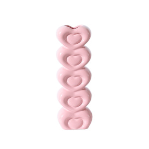 <span class=keywords><strong>Vaso</strong></span> per la Festa degli Insegnanti, <span class=keywords><strong>Vaso</strong></span> a Torre in Ceramica a Forma di <span class=keywords><strong>Cuore</strong></span>, Design Moderno e Semplice, <span class=keywords><strong>Vaso</strong></span> Creativo ad Alto Valore Cromatico, Vendita all'Ingrosso - Product Image 5