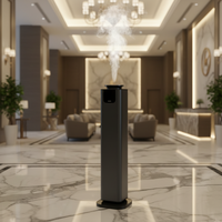 Nouveauté 2026 : Diffuseur d'huiles essentielles de luxe en aluminium, nébuliseur aromathérapie intelligent avec contrôle par application, pour hôtels et usage domestique