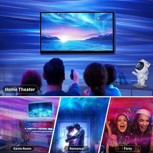 Proyector de Estrellas LED Moderno con Rotación de 360 Grados, Recargable, Multicolor, para Uso en Dormitorios - Product Image 6