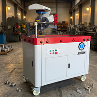 Machine à ébavurer manuelle à bras oscillant, directement de l'usine, avec disque de meulage pour l'élimination des bavures des bords des tôles en acier inoxydable et en aluminium