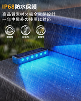 Lampes solaires d'extérieur pour escaliers, clôture, cour, paysage, lampe solaire étanche, LED, marche, terrasse, mur
