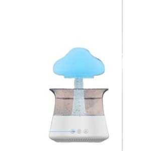 Diffuseur d'huiles essentielles en forme de nuage de pluie, veilleuse, bruit apaisant, humidificateur d'air en forme de champignon, USB 5V/1A, voiture, 1 an OEM - Product Image 1