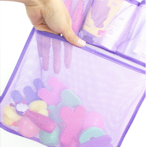 Organisateur de jouets de bain en maille Offre Spéciale <span class=keywords><strong>filet</strong></span> parfait <span class=keywords><strong>pour</strong></span> <span class=keywords><strong>baignoire</strong></span> jouets stockage de salle de bain - Product Image 5