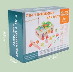 Nuevo Modelo 2026, Juguete <span class=keywords><strong>de</strong></span> Coche Multifuncional 7 en 1, Juego <span class=keywords><strong>de</strong></span> Inteligencia, Combinación <span class=keywords><strong>de</strong></span> Formas, Cortador <span class=keywords><strong>de</strong></span> Frutas con Cuentas, Pesca, Rompecabezas y Más - Product Image 5