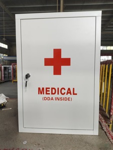 Trousse de premiers secours en acier thermolaqué, boîte à médicaments, <span class=keywords><strong>armoire</strong></span> médicale murale en métal à prix abordable - Product Image 5