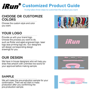 <span class=keywords><strong>IRun</strong></span> Cuerda redonda ajustable personalizada para pulsera de cordón Anime trenzado hecho a mano para pulsera de cordón con función impresa - Product Image 5