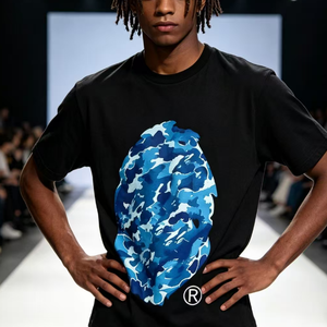 Disponibile - T-shirt estiva da uomo in cotone 100% di alta qualità, personalizzabile, 250G, vestibilità oversize - Product Image 5