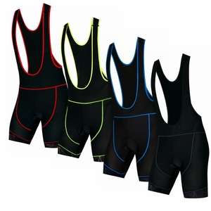 Gel estivo traspirante imbottito da uomo bavaglini da ciclismo abbigliamento sportivo <span class=keywords><strong>pantaloncini</strong></span> da bicicletta <span class=keywords><strong>per</strong></span> Mountain Bike in sella a comode mutande da ciclismo - Product Image 1