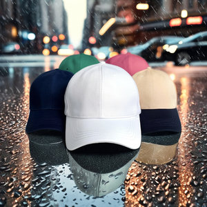 Classique sergé tissu formel sportif affaires robe chapeaux en relief bouffée dessiné à la main impression imperméable à l'eau broderie à la main 100% coton - Product Image 3