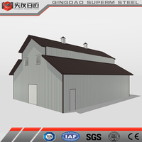Barndo House Kits de grange en métal Structure en acier préfabriquée Hangar de stockage Entrepôt de bâtiments en métal Grange préfabriquée Prix pour les États-Unis