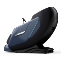 Sillón de Masaje de Cuerpo Completo con Rodillos Shiatsu, Pantalla LCD Grande, Funciones Inteligentes, Cuero PU, Bluetooth, Superventas 2025