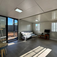 Maison conteneur préfabriquée en acier, contemporaine, modulaire, étanche, écologique, en kit, 20 pieds, 40 pieds, salon, bureau