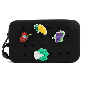 Gran oferta, Diy forma personalizada, diseñador de viaje, tarjetero rectangular, bolsa de almacenamiento, billetera bonita de silicona, monedero para niños y niñas - Product Image 6