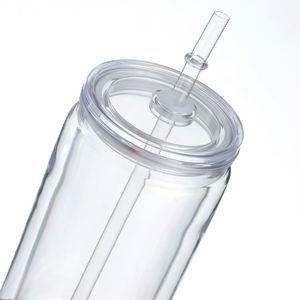 Vaso Reutilizable de Doble Pared para Actividades al Aire Libre de 16 oz, con Tapa y Resistente a Caídas, con Diseño de Globo de Nieve - Product Image 3