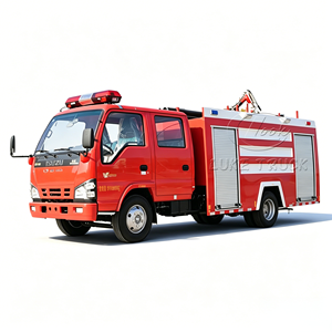 Camions de pompiers miniatures 2000L pour villages ruraux, châssis Isuzu, réservoir d'eau, engins de lutte contre les incendies pour zones rurales - Product Image 1