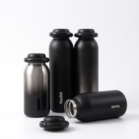 Bouteille d'eau isotherme à double paroi de 700 ml (24 oz), anti-fuite, dégradé métallique, tasse thermique de sport pour les détaillants en ligne