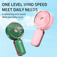 Mini ventilateur de poche portable d'été, mini ventilateur à main rechargeable par USB, ventilateur électrique portable au design silencieux