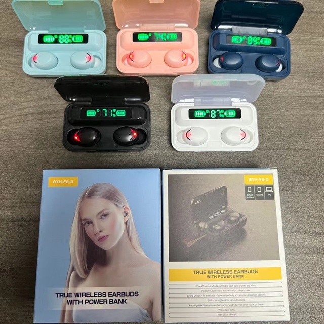 Factory Price Wireless TWS ANC Auricular F9 F9-5 Wireless Earbuds Earphone