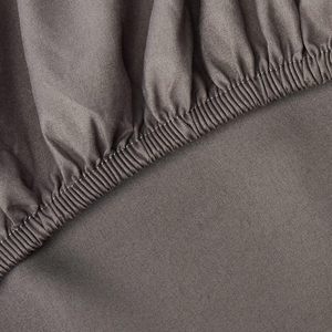 Elegant Comfort 1500 Premium Hotel Quality 1 pieza Queen Grey Microfiber 16-Inch Deep Pocket Sábana bajera plana antiarrugas - Product Image 2