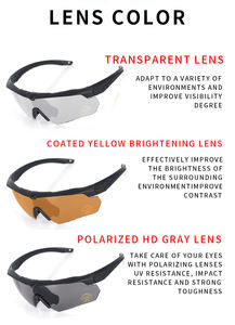 <span class=keywords><strong>Gafas</strong></span> <span class=keywords><strong>de</strong></span> tiro graduadas, anteojos tácticos antiuv, Antibalísticos - Product Image 5