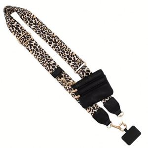 Sangle de téléphone réglable avec pochette zippée, cordon de téléphone portable tendance, portefeuille bandoulière anti-perte pour femmes, sports et activités de plein air - Product Image 6