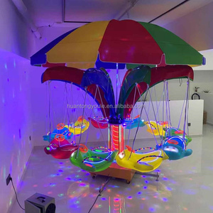 Ngoài trời trong nhà trẻ em âm nhạc Carousel Swing ngựa Merry-GO-Round từ công viên giải trí nhựa Carousel trên bán - Product Image 2