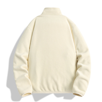 Veste en polaire Sherpa pour femme, hiver, couleur unie, fermeture éclair intégrale, microfibre super douce, brossée, coupe-vent, tricotée
