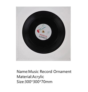 หูฟังดีไซน์คลาสสิก รุ่นหรูหราอเนกประสงค์ ชุดบันทึกเสียง ของตกแต่งธีมดนตรีในห้อง - Product Image 6