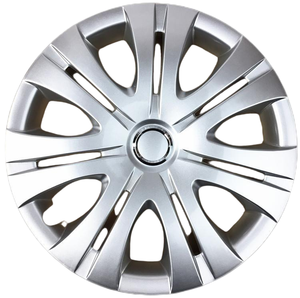 Enjoliveurs de roue universels en plastique PP argenté de 13, 14, 15 et <span class=keywords><strong>16</strong></span> <span class=keywords><strong>pouces</strong></span>, enjoliveurs de moyeu de roue, protection décorative pour voiture, enjoliveurs de moyeu de roue - Product Image 2