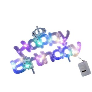 Décoration de gâteau Château de la Princesse Elsa, Lumière Scintillante, Ornement d'Anniversaire pour Filles, Rectangulaire, en Plastique Réutilisable - Product Image 4
