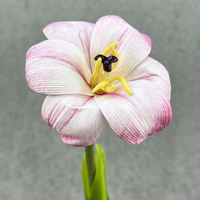 Vente en gros de fleurs artificielles de luxe en vrac, tulipes en fleurs, pour la décoration intérieure